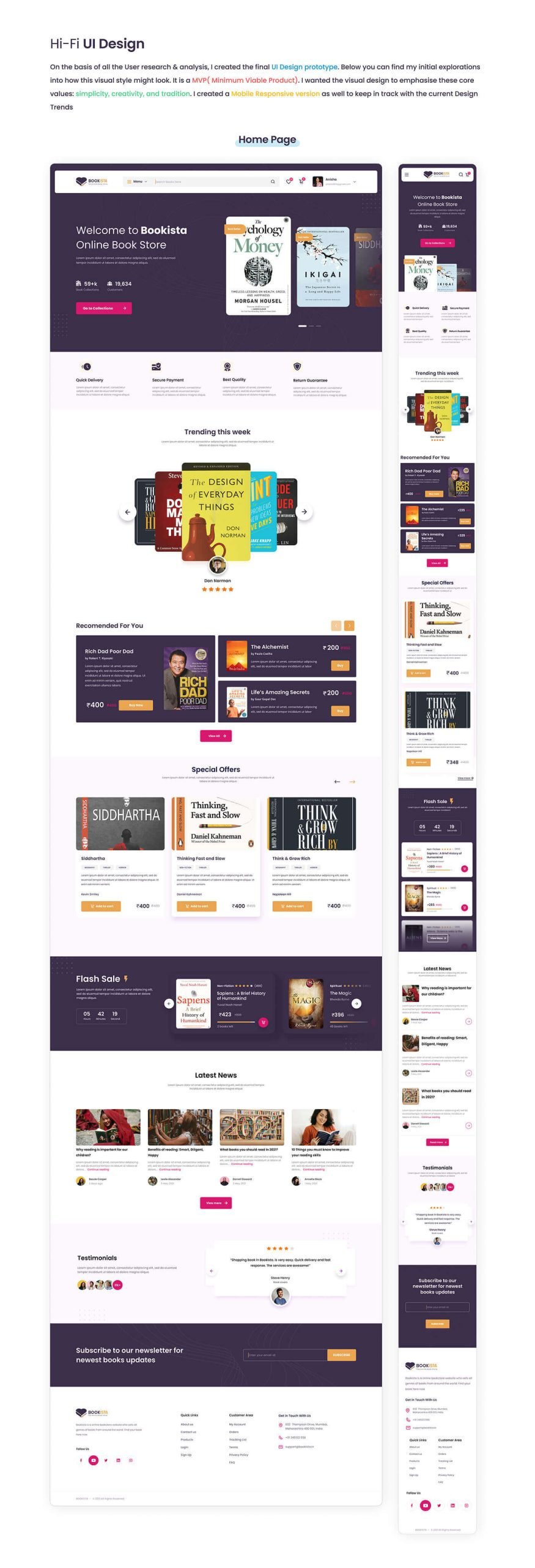 Bookista – UX Case Study 22 Bookista - UX Case Study 22